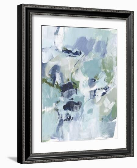 Azure Abstract I-Christina Long-Framed Art Print