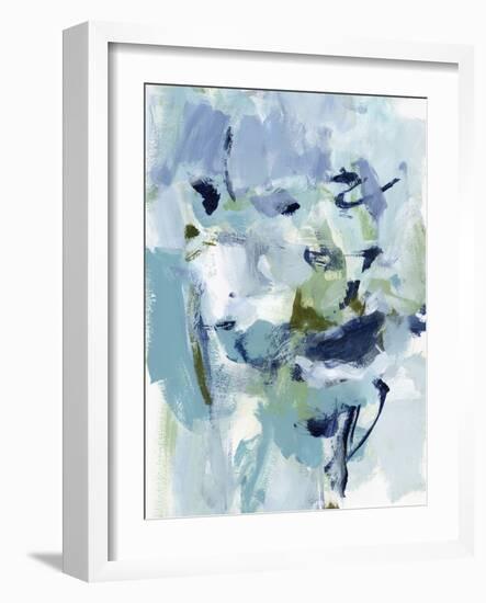 Azure Abstract II-Christina Long-Framed Art Print