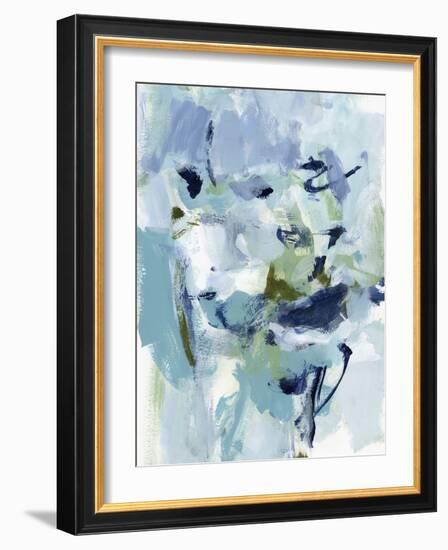 Azure Abstract II-Christina Long-Framed Art Print