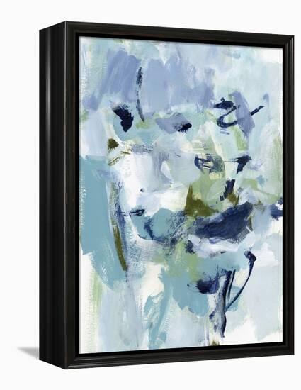 Azure Abstract II-Christina Long-Framed Stretched Canvas