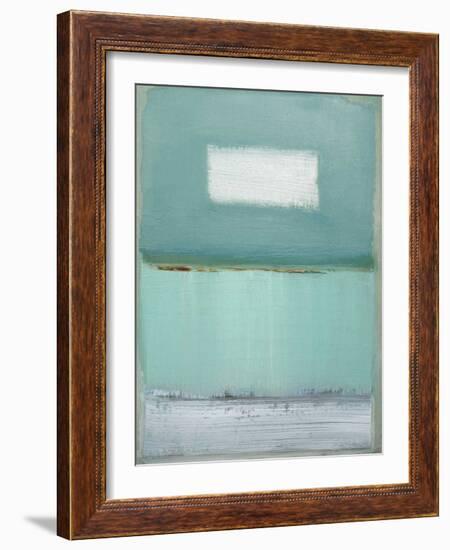 Azure Blue I-Caroline Gold-Framed Giclee Print