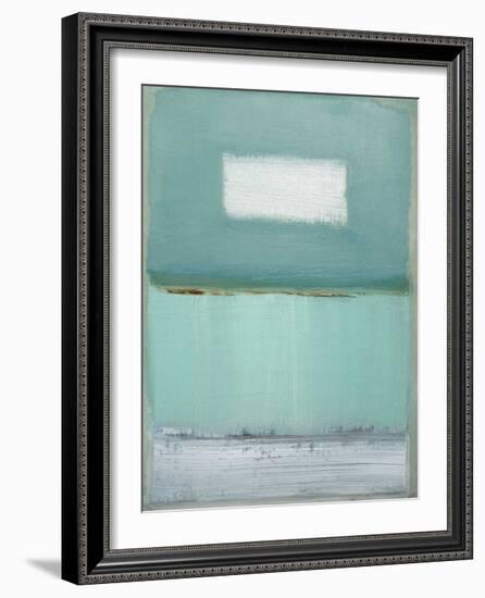 Azure Blue I-Caroline Gold-Framed Giclee Print