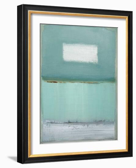 Azure Blue I-Caroline Gold-Framed Giclee Print