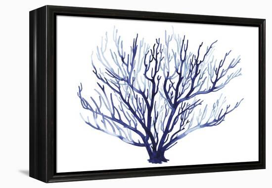 Azure Fan I-null-Framed Stretched Canvas
