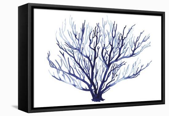 Azure Fan I-null-Framed Stretched Canvas