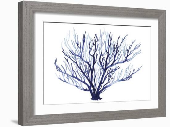 Azure Fan I-null-Framed Art Print