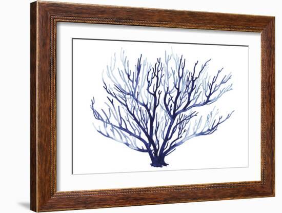 Azure Fan I-null-Framed Art Print