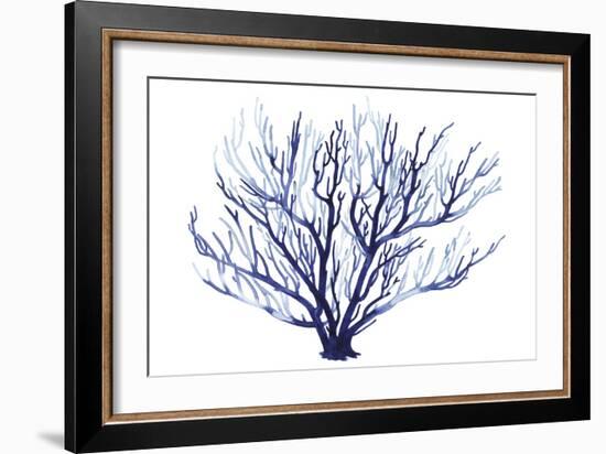 Azure Fan I-null-Framed Art Print