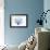 Azure Fan II-null-Framed Premium Giclee Print displayed on a wall