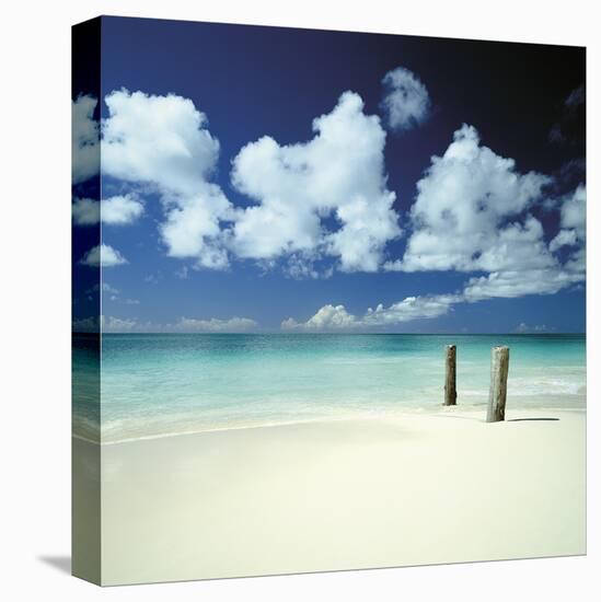 Azure II-Chris Simpson-Framed Stretched Canvas