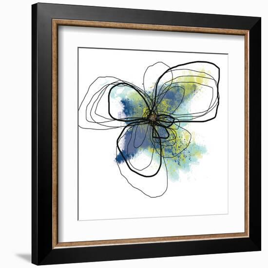 Azure Petals Two-Jan Weiss-Framed Art Print