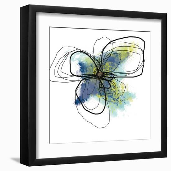 Azure Petals Two-Jan Weiss-Framed Art Print