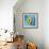 Azure Tropical Fish II-Paul Brent-Framed Premium Giclee Print displayed on a wall