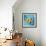 Azure Tropical Fish II-Paul Brent-Framed Premium Giclee Print displayed on a wall