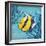 Azure Tropical Fish II-Paul Brent-Framed Premium Giclee Print