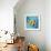 Azure Tropical Fish II-Paul Brent-Framed Premium Giclee Print displayed on a wall