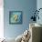 Azure Tropical Fish II-Paul Brent-Framed Stretched Canvas displayed on a wall