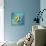 Azure Tropical Fish II-Paul Brent-Framed Stretched Canvas displayed on a wall