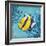 Azure Tropical Fish II-Paul Brent-Framed Art Print