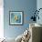 Azure Tropical Fish II-Paul Brent-Framed Art Print displayed on a wall