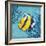 Azure Tropical Fish II-Paul Brent-Framed Art Print