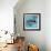 Azure Tropical Fish III-Paul Brent-Framed Art Print displayed on a wall