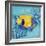 Azure Tropical Fish V-Paul Brent-Framed Art Print