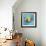 Azure Tropical Fish V-Paul Brent-Framed Art Print displayed on a wall