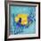 Azure Tropical Fish V-Paul Brent-Framed Art Print