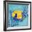 Azure Tropical Fish V-Paul Brent-Framed Art Print