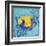 Azure Tropical Fish V-Paul Brent-Framed Art Print