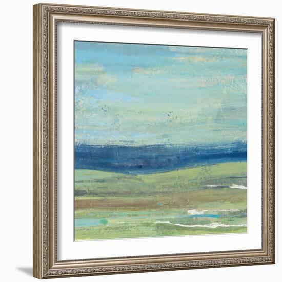 Azure Wave-Albena Hristova-Framed Art Print