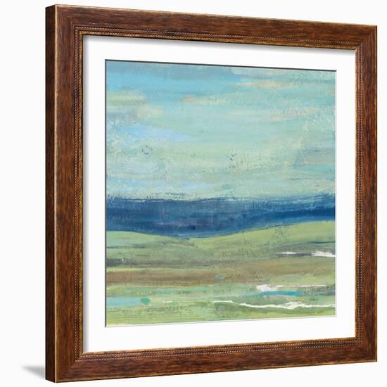 Azure Wave-Albena Hristova-Framed Art Print