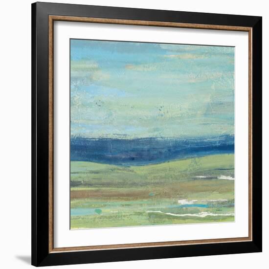 Azure Wave-Albena Hristova-Framed Art Print