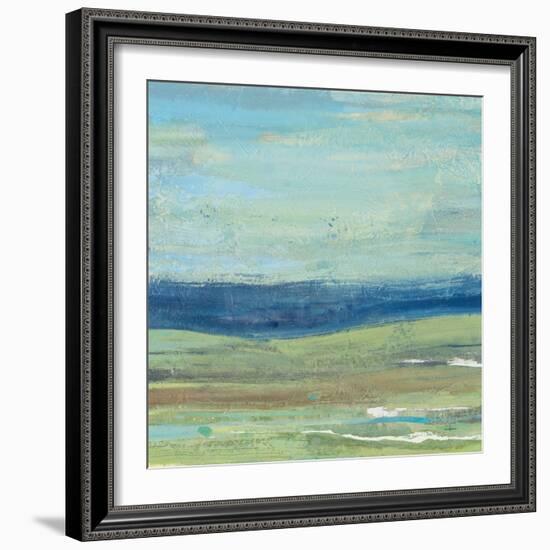 Azure Wave-Albena Hristova-Framed Art Print