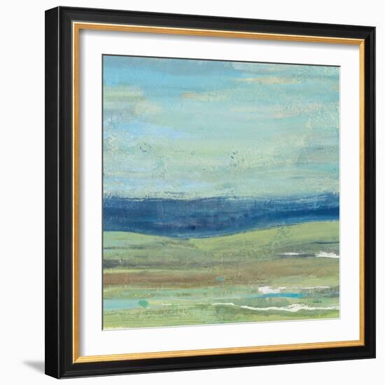 Azure Wave-Albena Hristova-Framed Art Print