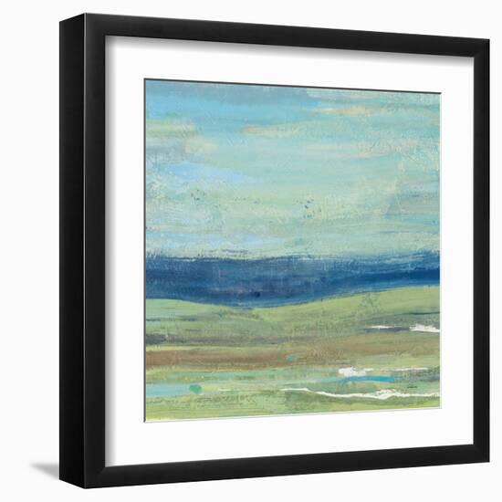 Azure Wave-Albena Hristova-Framed Art Print