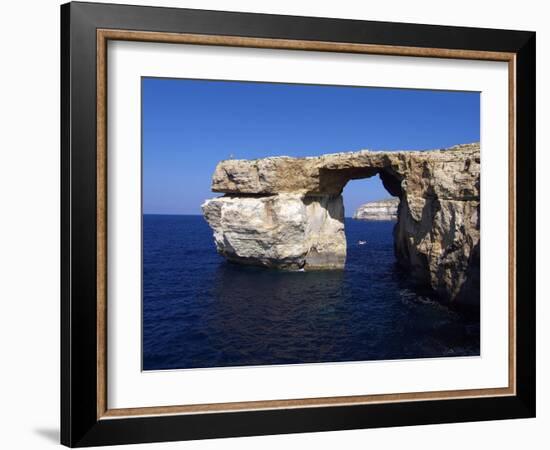 Azure Window, Dwejra Bay, Gozo, Malta, Mediterranean, Europe-Hans Peter Merten-Framed Photographic Print