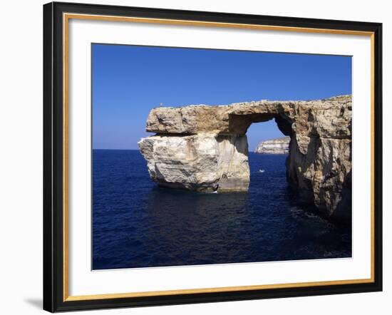 Azure Window, Dwejra Bay, Gozo, Malta, Mediterranean, Europe-Hans Peter Merten-Framed Photographic Print