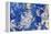 Azurite / Chessylite, soft, deep blue copper mineral-Philippe Clement-Framed Premier Image Canvas