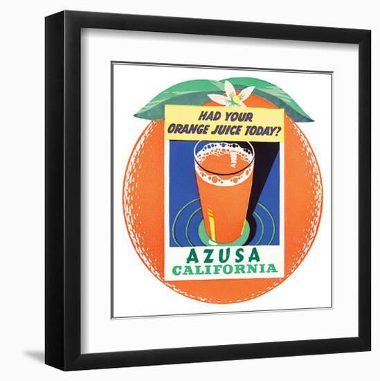 Azusa, Callifornia-null-Framed Art Print
