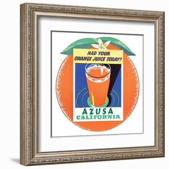 Azusa, Callifornia-null-Framed Art Print