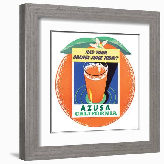 Azusa, Callifornia-null-Framed Art Print