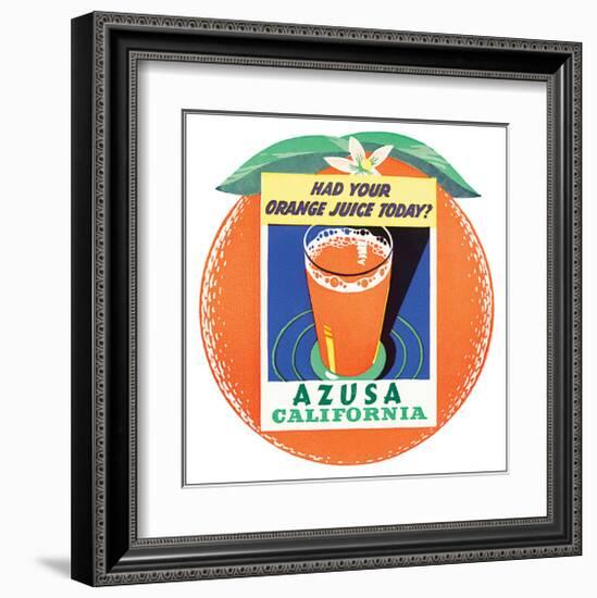 Azusa, Callifornia-null-Framed Art Print