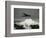 B-17 "Flying Fortess" Bomber over Mt. Rainier, 1938-null-Framed Giclee Print