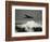 B-17 "Flying Fortess" Bomber over Mt. Rainier, 1938-null-Framed Giclee Print