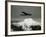 B-17 "Flying Fortess" Bomber over Mt. Rainier, 1938-null-Framed Giclee Print