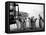 B-17 Flying Fortress Crew of 8th Bomber Command Donning Their Flying Gear Upon Arrival by Jeep-Margaret Bourke-White-Framed Premier Image Canvas