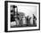 B-17 Flying Fortress Crew of 8th Bomber Command Donning Their Flying Gear Upon Arrival by Jeep-Margaret Bourke-White-Framed Photographic Print