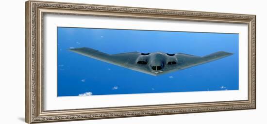 B-2 Spirit Soars Through the Sky after a Refueling Mission-Stocktrek Images-Framed Photographic Print